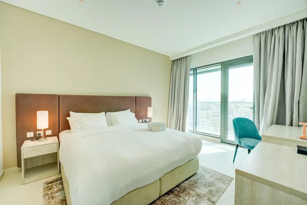 Seven Palm 1 Bed With Rooftop Infinity Pool Dubai 0*,